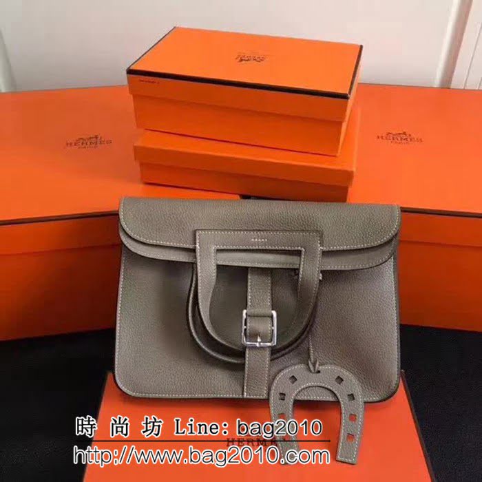 愛馬仕HermesHalzan牛皮 手提肩背包 0AM1333